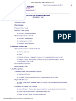 Syllabus for Mercantile Law 2011