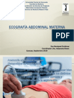 Ecografía Abdominal Materna