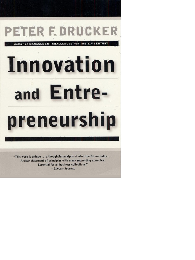 DRUCKER PETER THE DISCIPLINE OF INNOVATION CHAPTER IN ON INNOVATION HARVARD BUSINESS REVIEW 2013 visual data 7
