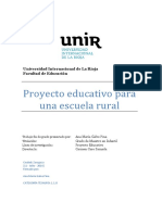 Proyecto Educativo para Una Escuela Rural