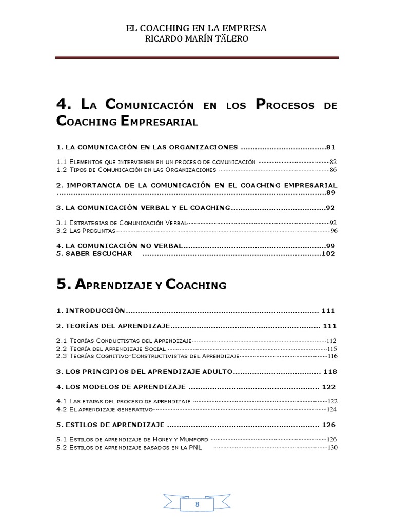 Documento de Apoyo Qué Es El Coaching | PDF