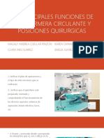 Las Principales Funciones de La Enfermera Circulante y