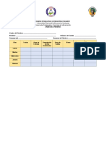 Diario Pedagógico para Practicante