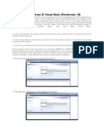 CARA MEMBUAT ARRAY DAN MDI FORM DI VB