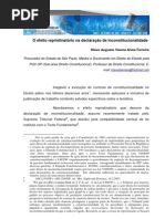 REPRISTINAÇÃO E RECEPÇÃO