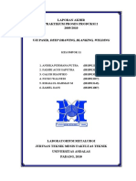 Laporan Akhir Praktikum Proses Produksi 