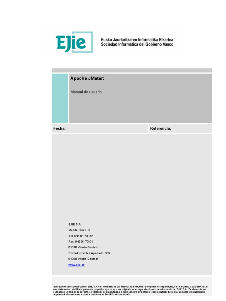 Manual de Usuario de Apache JMeter | PDF | Servidor HTTP Apache ...