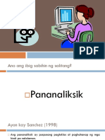 HAKBANG Sa Pananaliksik