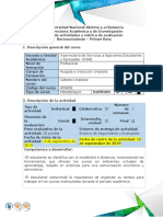 Guía de Actividades y Rubrica de Evaluación - Reto 1 - Hábitos de Estudio