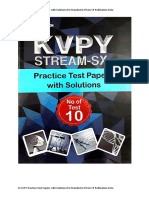 SX KVPY Practice Test Papers With Solutions For Standard 12 From Career Point CP Publication Kota