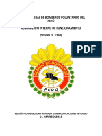 Cuerpo General de Bomberos Voluntarios Del Perú Reglamento Interno de Funcionamiento (SEGÚN DL 1260)
