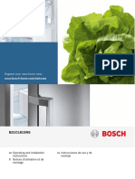 Bosch Refrigerator Manual