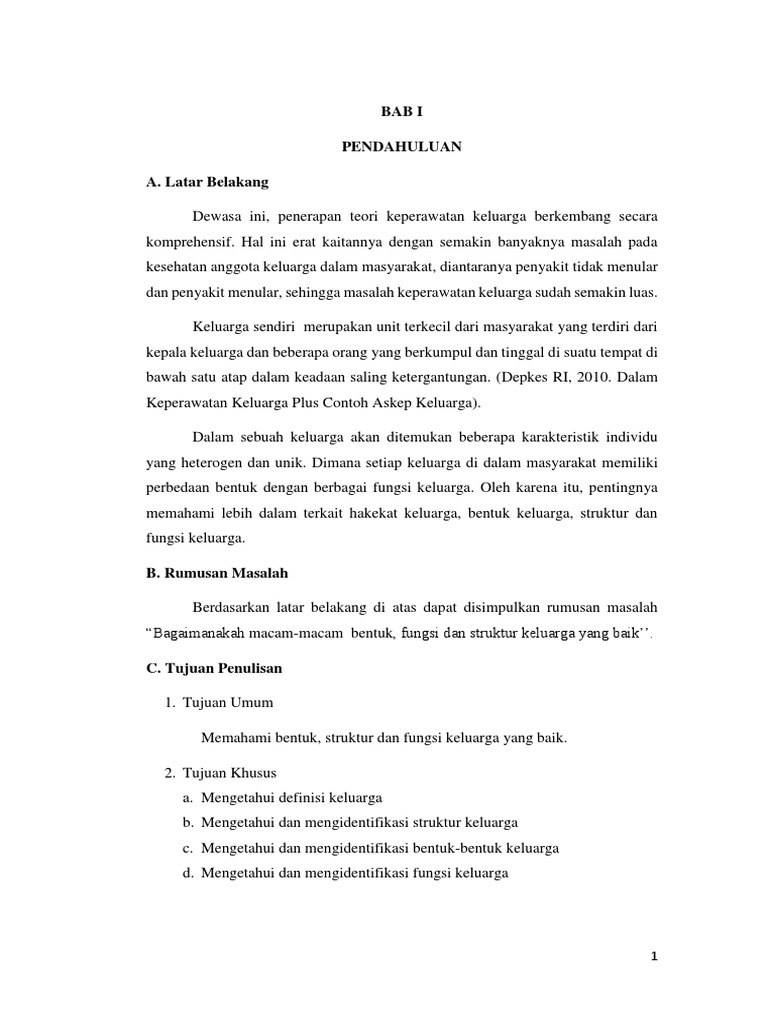 Bab I Pendahuluan A Latar Belakang