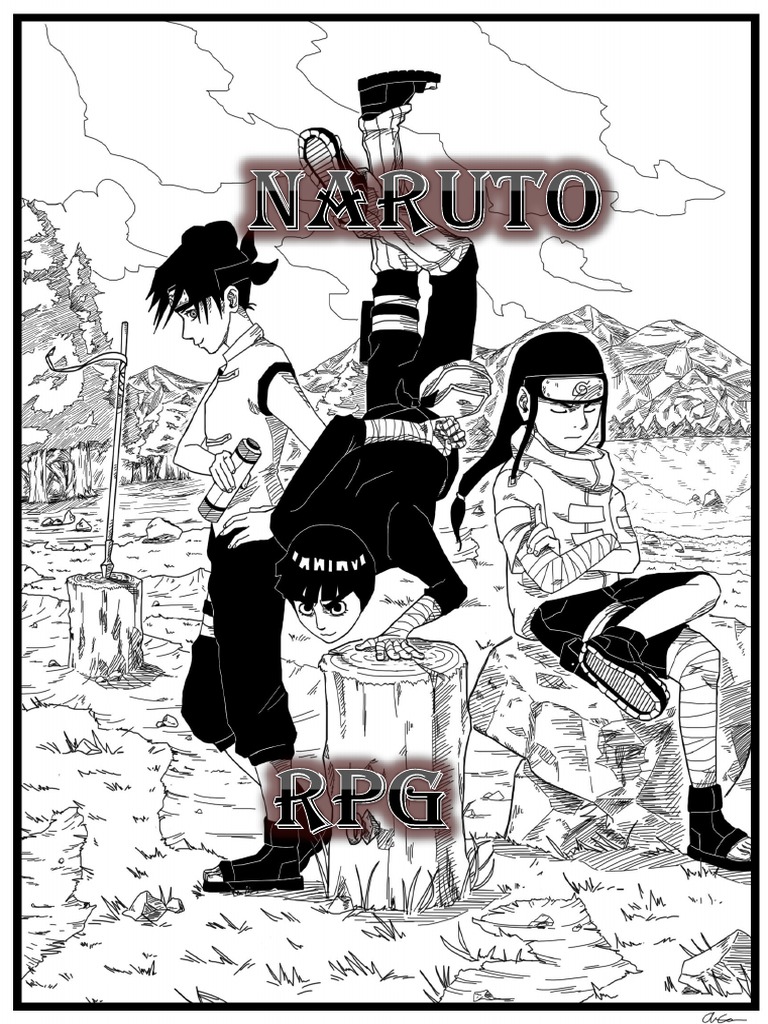 Naruto Sistema De Dados Tempo Jogos De Rpg