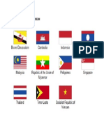 Bendera 11 Negara Anggota ASEAN