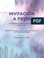 Invitación de Fiesta