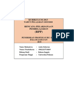 RPP X Descriptive Text Anita Setiawan