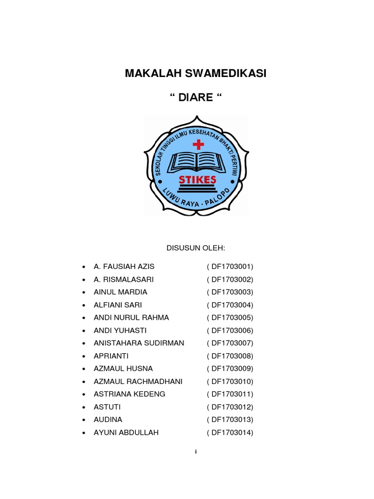 Makalah Swamedikasi Diare 1