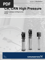 Pumps Grundfos CR Data Sheet - Eng | PDF | Pump | Mechanical Engineering