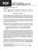 DAR Administrative Order on Land Acquisition | PDF | Finance & Money ...