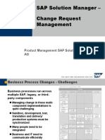 SAP Solution Manager - Change Request Management