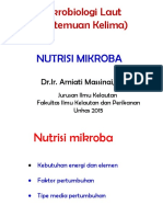 Mikrobiologi Laut Pertemuan Kelima NUTRI PDF