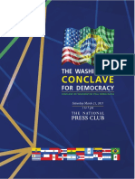 The Washington Conclave For Democracy PDF