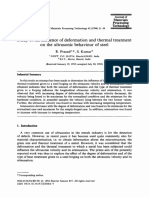 An Investigation Into The Ultrasonic Behaviour of Cast and Heat Treated PDF