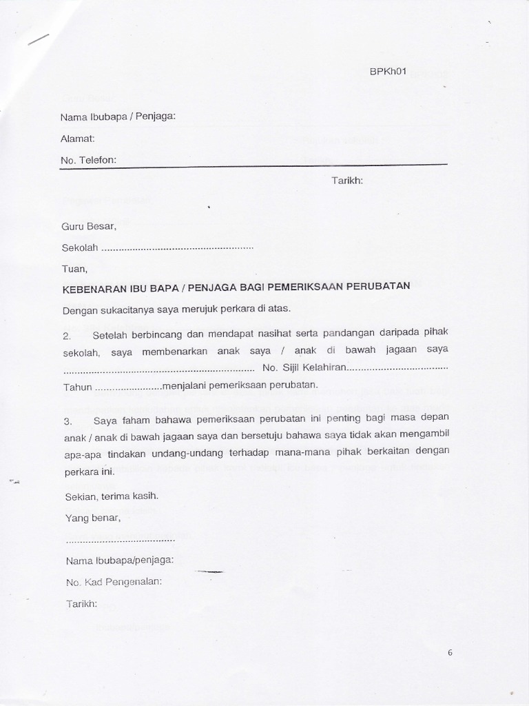 Surat Kebenaran Adakan Program