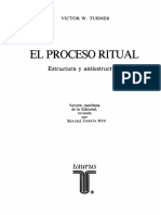 Victor Turner - El proceso ritual. Estructura y antiestructura