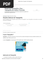 Noções Básicas de Topografia - Escola Engenharia