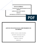 Aspectos Psicologicos Del Comportamiento Del Ser Humano