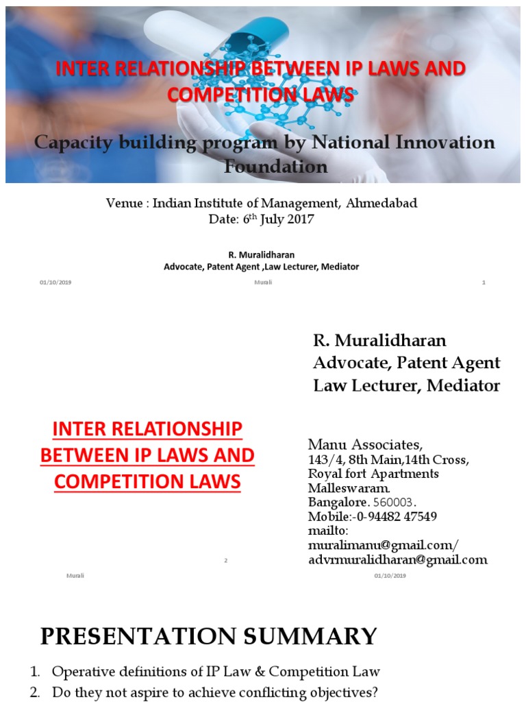 Competition Law and IPR PDF Lease Competition Law