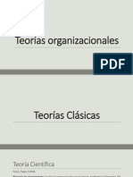 Teorías Organizacionales