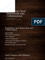 Exploiting Open Innovation and Collaboration
