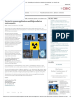 R+D CSIC - Dispositivo para Aplicaciones de Potencia y Ambientes Con Radiación Alta