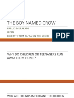 The Boy Named Crow: Haruki Murakami Japan Excerpt From Kafka On The Shore