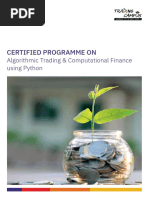 NAL Algorithmic Trading and Computational Finance Using Python Brochure 30