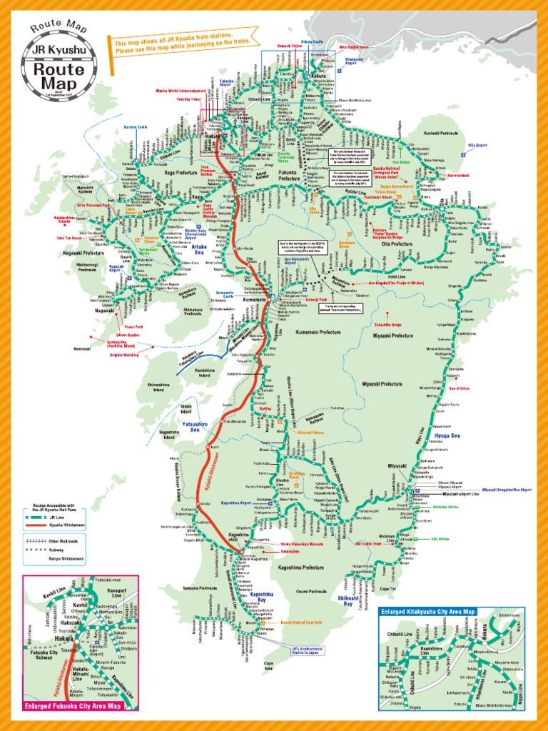 Jrkyushu Routemap en PDF | PDF