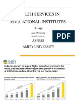 Health Services in Education Sector