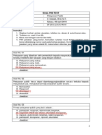 Soal Pre Test Pelayanan Publik Itm (20 Soal) Print-1