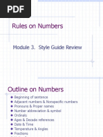 Medical Number Formatting Guidelines | PDF