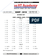 BhagyaNSEP 2018 Answer Key 25-11-18