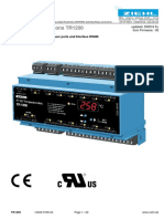 Operating Instructions TR1200: - PT 100 Thermostat With 12 Sensor Ports and Interface RS485