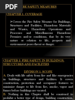 Rule 10. Fire Safety Measures Chapter 1. Coverage