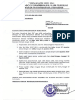 Surat Pemberitahuan Libur Santri 2019 PDF