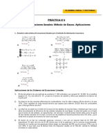 Sistema de Ecuaciones Eliminación Gausseana