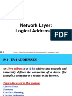 Network Layer Addressing