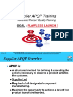 APQP for suppliers