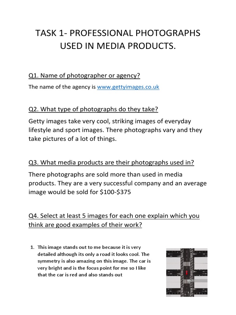 Getty Images: Professional Photography Insights | PDF